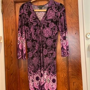 Paisley print dress